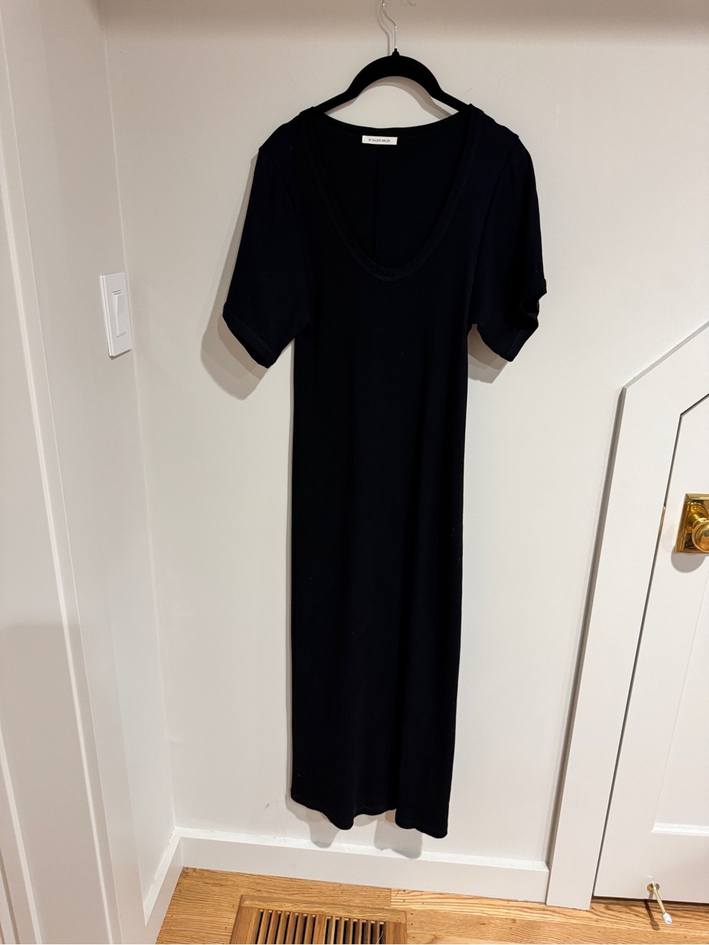 By Malene Birger Black Maxi V-Neck Dress